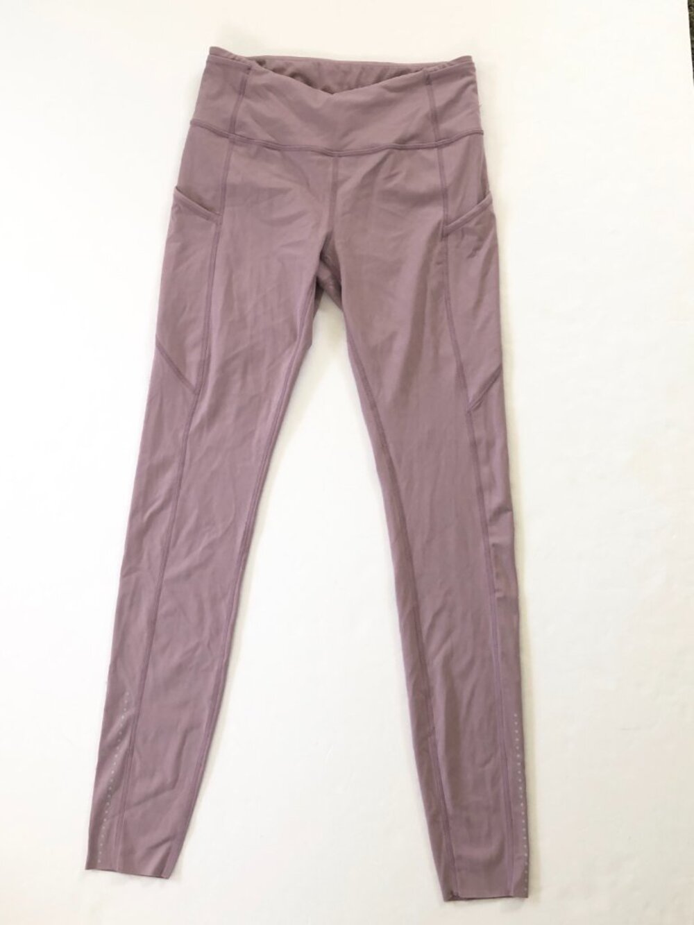 LULULEMON Purple Lavender Fast And Free Leggings Size 6 Inseam 26